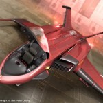3D Artwork: Cloud Splitter Personal Jet